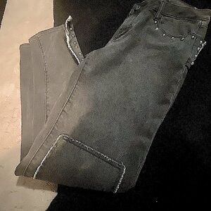 Allen B. By Allen Schwartz Studded  charcoal  bootleg. Vintage  fashion forward
